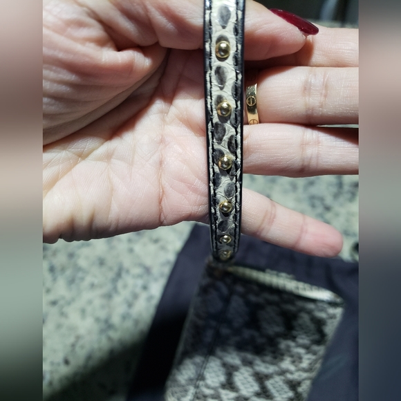 Brian Atwood Snake skin wristlet - Picture 6 of 13